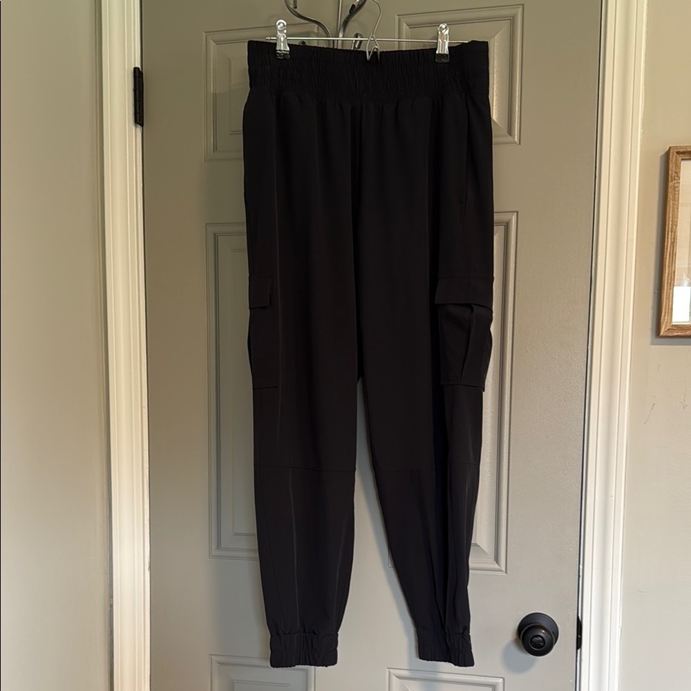 Stylish Black Cargo Joggers
